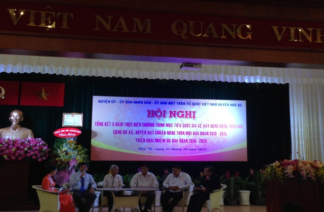 Huyện Nhà Bè - hộ dân hiến trên 24 ha đất xây dựng nông thôn mới