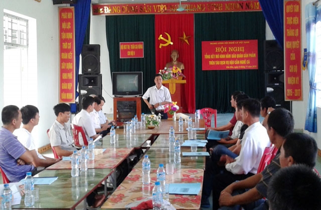 Xây dựng hầm bảo quản tàu cá bằng vật liệu mới