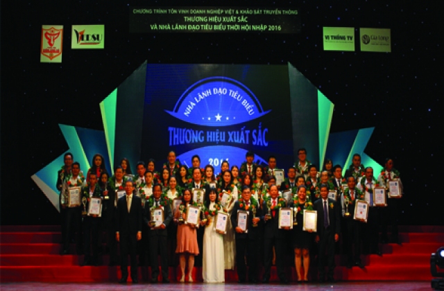THƯƠNG HIỆU XUẤT SẮC – NHÀ LÃNH ĐẠO TIÊU BIỂU THỜI HỘI NHẬP NĂM 2016