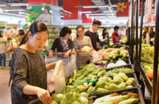 150 gian hàng tại hội chợ về nông sản và thực phẩm