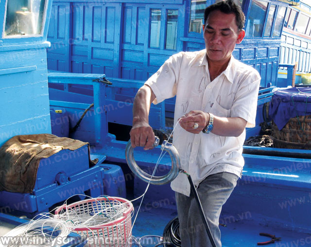 Thử nghiệm thành công thiết bị mới trong khai thác cá ngừ đại dương