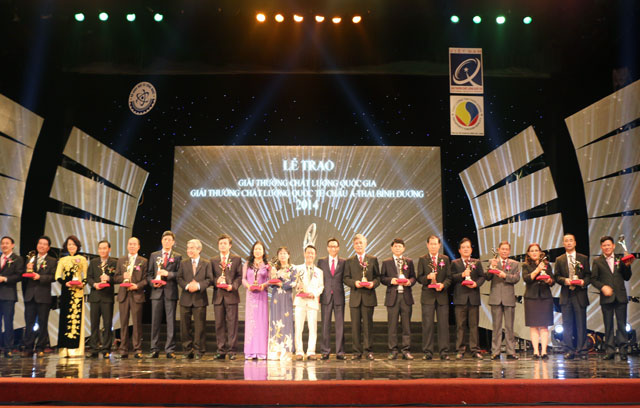 Vinh danh 65 doanh nghiệp Chất lượng Quốc gia 2014