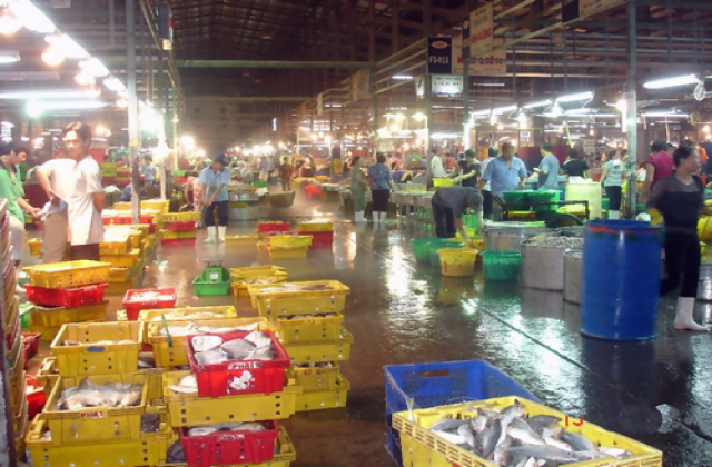Phát hiện nhiều thủy sản ở chợ đầu mối Bình Điền có chất cấm