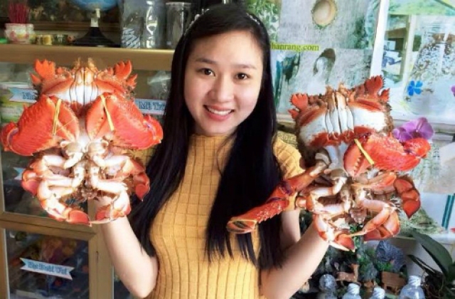 Cua huỳnh đế khủng giá cao hút khách đại gia