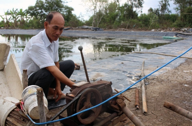 Con tôm thẻ nằm... chờ giá