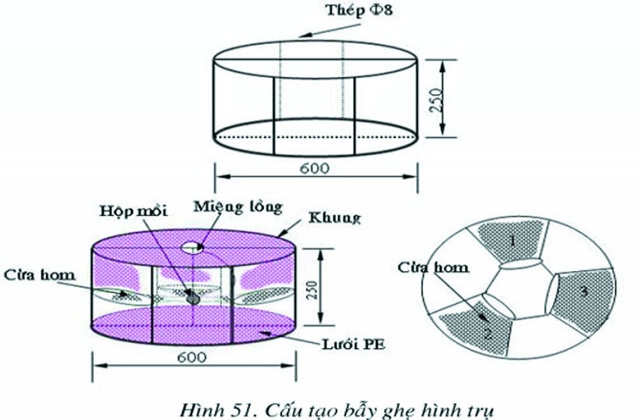 Kỹ thuật khai thác ghẹ bằng lồng bẫy